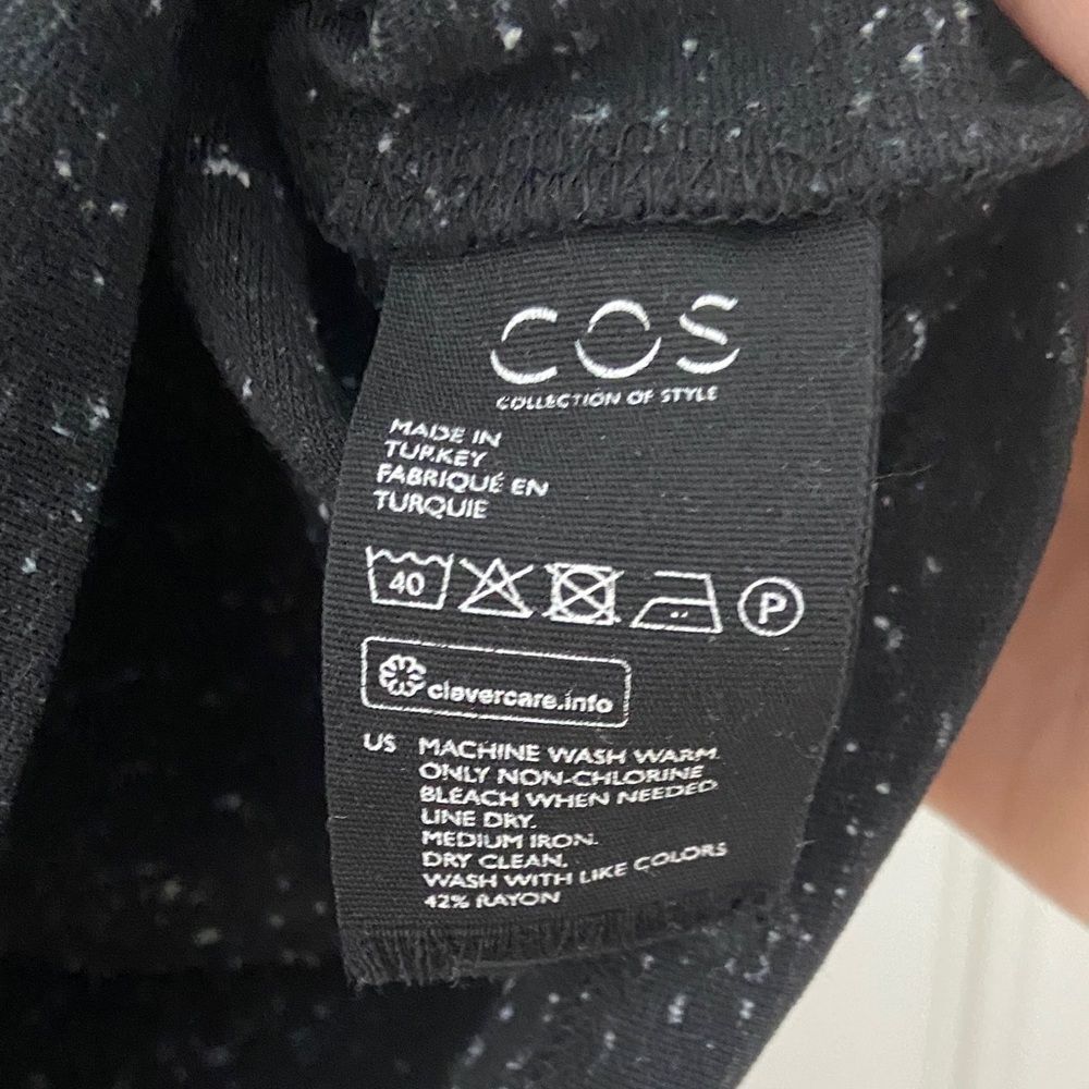 COS Boxy Nep Jersey Long Sleeve Shirt - Picture 7 of 11